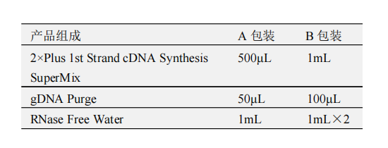 一體式第一鏈cDNA合成超級預(yù)混液（去除gDNA）產(chǎn)品包裝